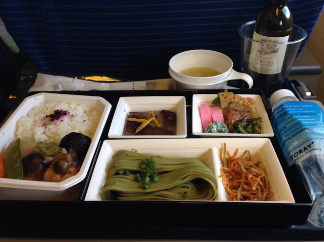 機内食はお魚を選びました。<br />帰りは予定よりも早く羽田に到着です。<br />ダーリンが迎えに来てくれ、母を実家に送ってから我が家に帰宅しました。