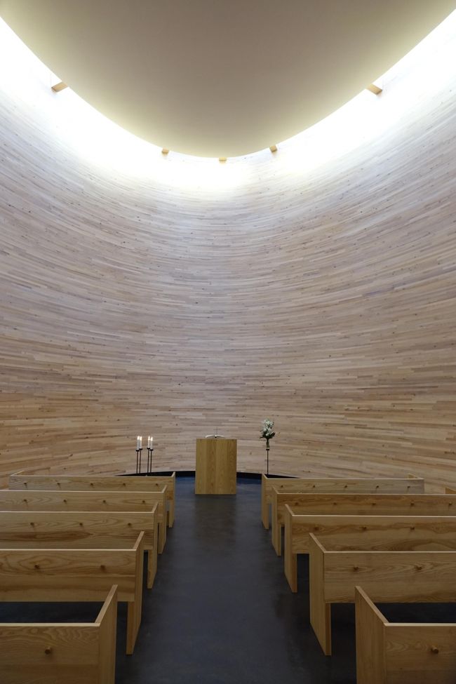 カンッピ礼拝堂の内部です。