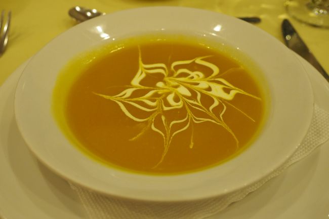 カボチャのスープ