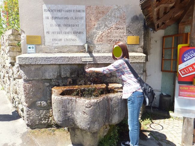 水が冷たくて気持ちがいい。