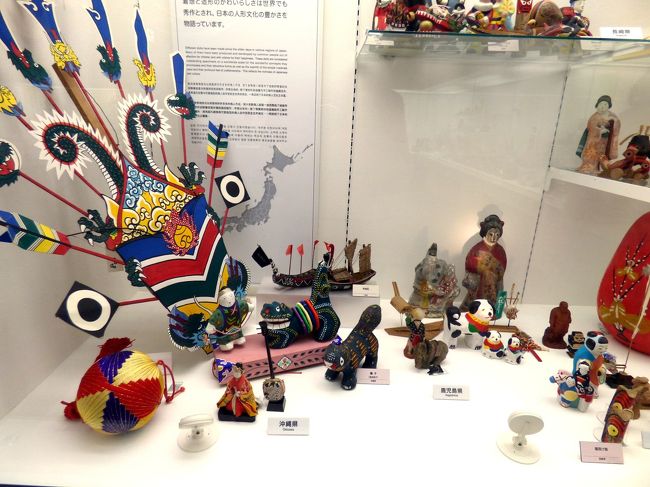郷土人形　<br /><br />日本各地で古くから作られていたさまざまな人形を、都道府県別に展示しています　