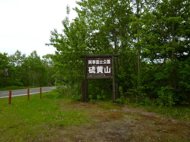 川湯温泉から歩いて２０分程にある硫黄山。