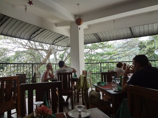 ここもまた、２階席。緑がきれい。