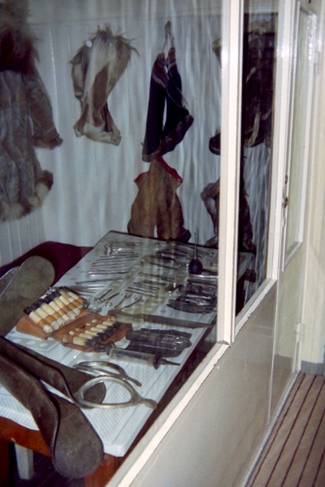 フラム号の中の医療施設<br /><br />結構原始的・・・<br /><br />何せ、アムンゼンが南極点の制覇をしたのが1911年12月14日。<br />100年前の設備ですから・・・・。<br />