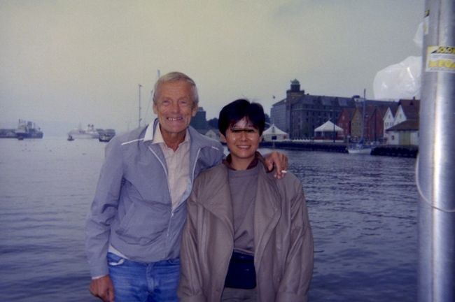 ベルゲンで、船乗りだったおじいさんと。<br /><br />日本にも来たことがあるそうです。<br />ベルゲンは特別な街だ・・・と力説していました（＾＾）<br />