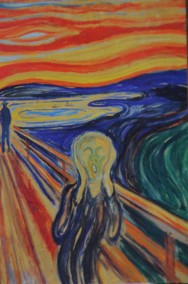 ムンク＜叫び＞と同じノルウェー美術館収蔵画家　Sigurd Eriksen 油絵 それは画家の叫び” 前編-ムンク作『叫び』を鑑賞する- - 私の