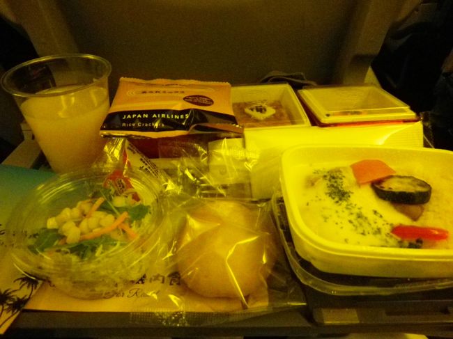 機内食　俺のフレンチ<br />仔牛のクリーム煮☆最高です。