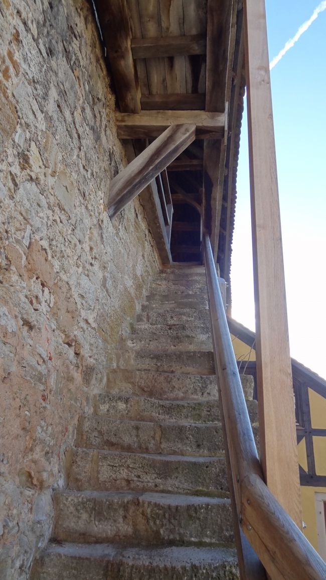 城壁に上がってみる。