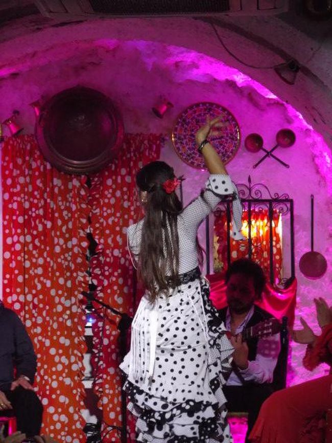 狭いステージを回りながら