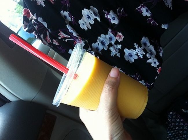 お母さんが携帯で日本に居る友人夫婦（娘夫婦）とテレビ電話を始めたので、私も混ぜてもらった。<br />今日6月1日は、娘さん（お孫さん）の1か月の誕生日でめちゃ嬉しそう。ハッピーバースデー☆<br /><br />最後はマンゴーシェークをもらい美味しくて一気飲み。<br /><br />このあと時間あればマッサージいかが？と言われたけど、残念ながらタイムアウト。<br />ホテルまで送ってもらいタクシーで空港へ。ホテル手配で18ドル。