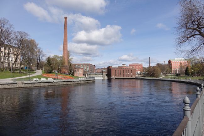 タンペレは水力発電で発展した町だそうです。