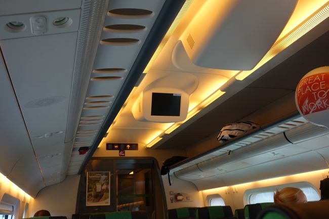 速度がわかる様になっていて、200km/hくらいは出ていましたが180km/h以上になると揺れが酷くなってきます。