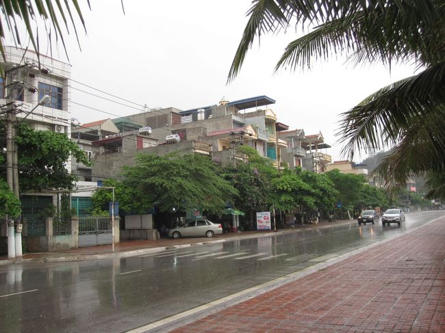 バイチャイバスセンター近くのホテル付近。