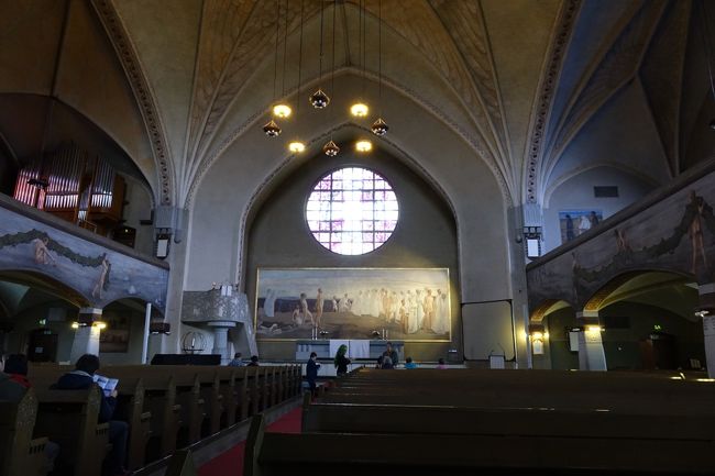 タンペレ大聖堂の内部です。