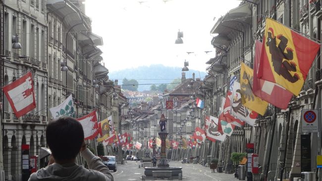 国旗　ベルン州の州旗<br />お城の絵の旗なんかもあるけど　なんの旗なのかはわかりません<br /><br />