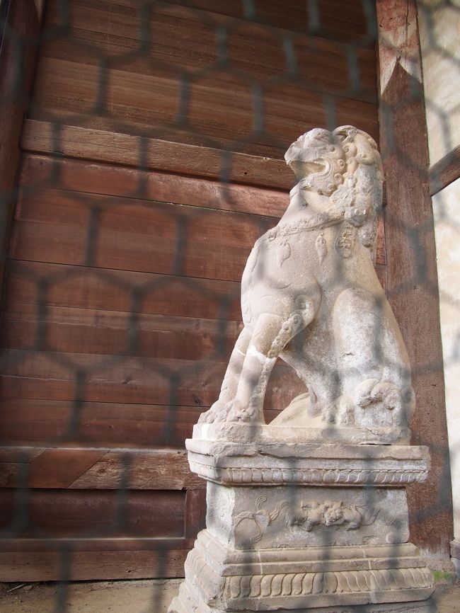 東大寺の狛犬さん。