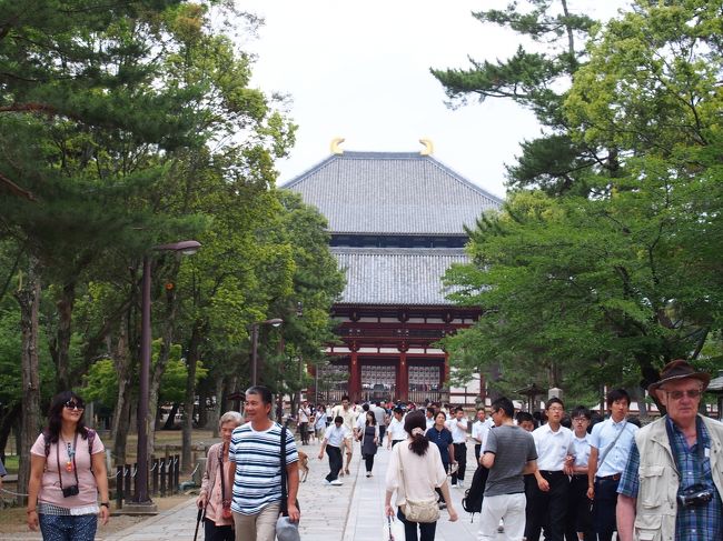 実は今回東大寺に来たのは、友人の希望によるものでした。<br /><br />何故なら「まだ一度も東大寺に行ったことが無い」と言うのです。<br /><br />私たちの中学校の修学旅行も例に洩れず、京都・奈良だったのですが、奈良はクラスで法隆寺組と東大寺組に分かれていました。<br /><br />法隆寺に行く組が２クラス（←私はこっちのクラスだった）、東大寺を観光する組が７クラスで友人は東大寺に行くほうだったはず・・・<br /><br />訊くと「実は東大寺に行く日、熱を出してホテルで寝ていた」と言うのです。<br /><br />ええ！<br />そうだったの！？