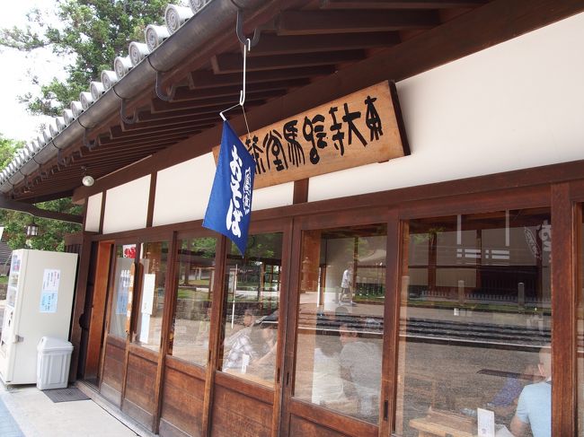 朝食を食べてからそんなに時間は経っていないのだけど、ちょっと小腹が空きました。<br /><br />お昼以降は奈良町で色々食べる予定なんだけど・・・<br /><br />こちらの休み処が気になったので入ってみることにしました。<br /><br />東大寺絵馬茶屋。