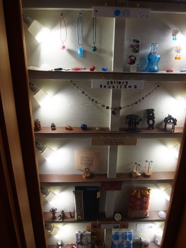 各お店の展示。