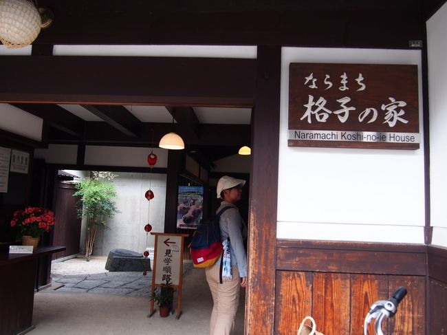 格子の家にやってきました。