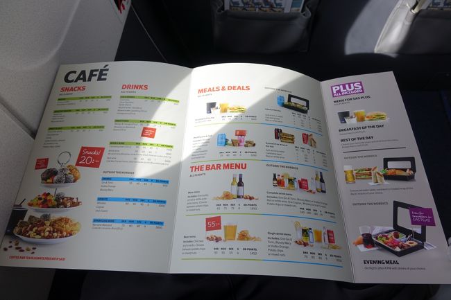 SAS Plusでは無料のミールもSAS GOではLCCの様に有料になっています。そのかわりヘルシンキーストックホルム間が約5000円と激安でした。