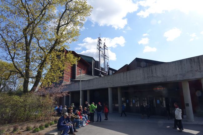 近代美術館から歩いて歩いて歩いてヴァーサ号を見に来ました。ちょっと遠かった。。