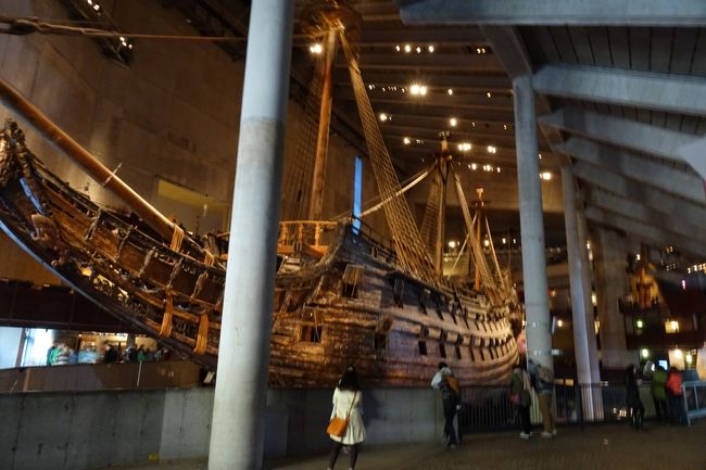 木造の巨大な船が展示されてます。見に来た甲斐があります。