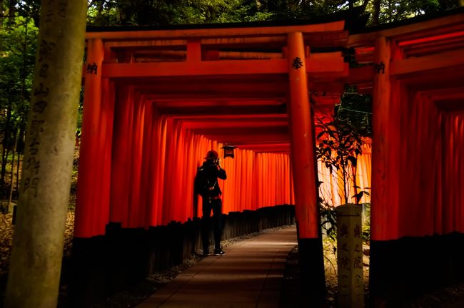 外国人旅行者が多い<br /><br />特に中国人・・・・<br /><br />確かに日本って感じでわかりやすい場所<br /><br /><br />写真を撮っていた外国人さんが<br />かっこよくてこっそり後姿撮ってみた<br />