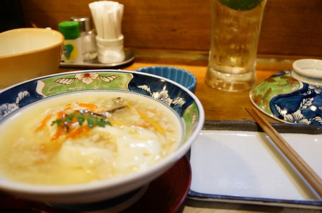 おぼろ豆腐美味しい♪<br /><br />ハイボール＋日本酒＋ジンジャー割り<br /><br />ほんのり日本酒の味がして美味