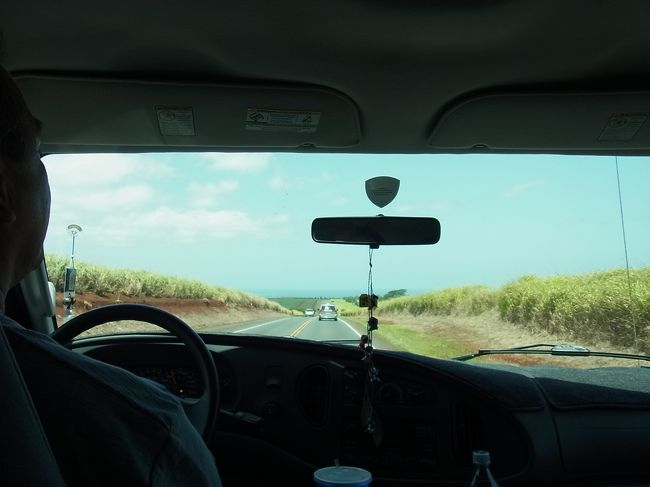 ツアーは10人くらい乗れるバン。この日は満席でしたが、空調もきいているし快適でした。ガイドのオカモトさんは、名物ガイドさんみたいですよ。お話がじょうずで、気が利いて、道中もとても楽しかった。