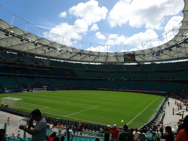 スタジアム<br />晴れてよかった