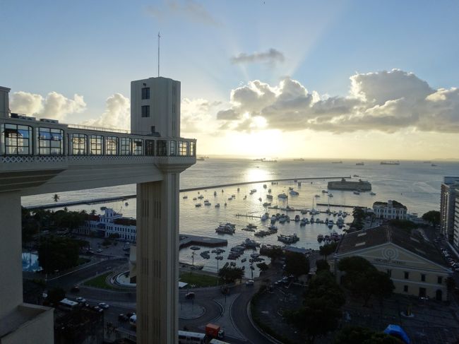 エレベータの夕日<br />きれい