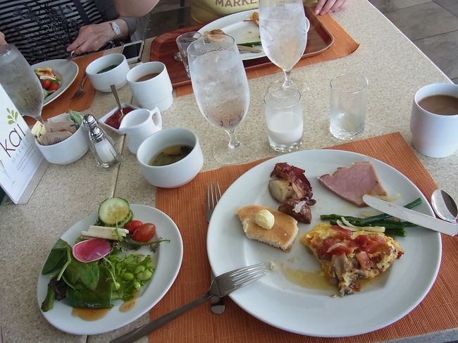 出発する日の朝ごはん。初めてシェラトンで食べました。世界各国にあるシェラトンの朝食は美味しいと評判ですが、ここも美味しかったです♪ 