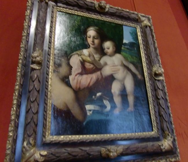 フランシスコ・メンゾッチ：聖母と幼子と洗礼者ヨハネ。