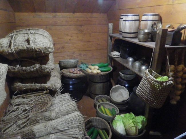 亀甲船内の展示品