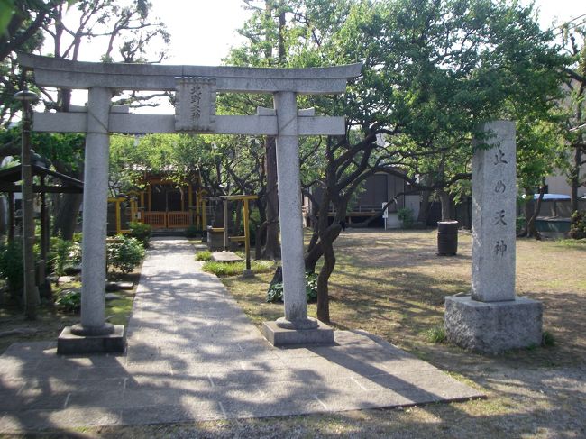 多摩川左岸の北野神社