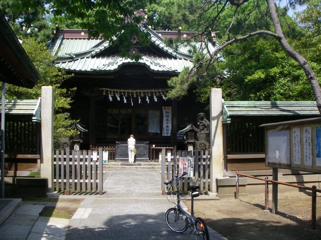 荏原神社です。1300年以上前に、奈良・丹生川上神社より高 神（龍神）を勧請し、その後京都・八坂神社より牛頭天王を勧請するなど、古へより品川の龍神さまとして信仰を受けてきたそうです。旧荏原郡（品川、大田、目黒、世田谷）にちなんで明治初期にその名の社号になったそうです。http://ebarajinja.org/top.html