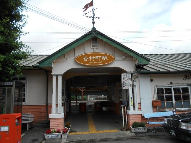 富士急行線谷村(やむら）町駅舎<br /><br />