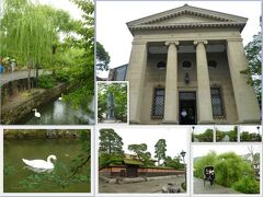 「大原美術館」は今回入らず、写真だけ…
少し先をいくと、人力車に乗った結婚式を挙げたカップルと
すれ違いました☆素敵ですね〜♪