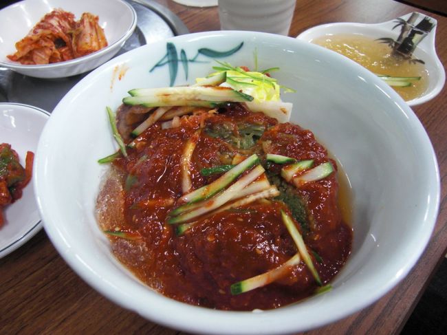 夫さんチョイスはビビン麺<br />