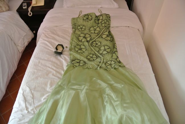 こちらも自前のドレス