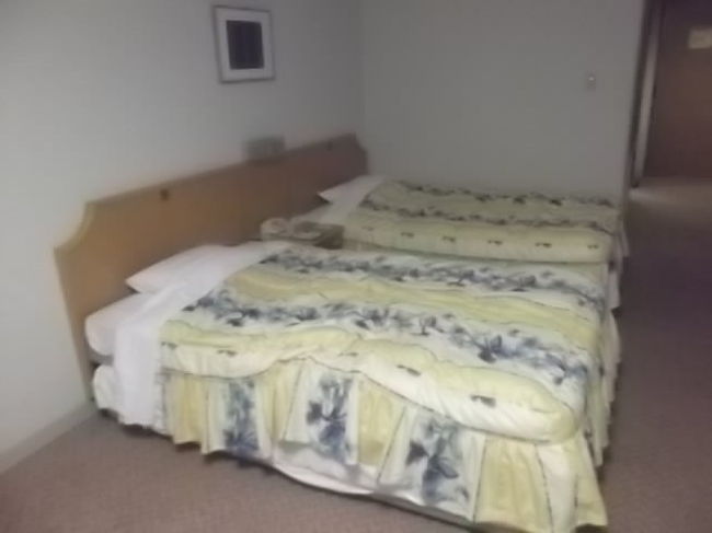 ツインの部屋です。