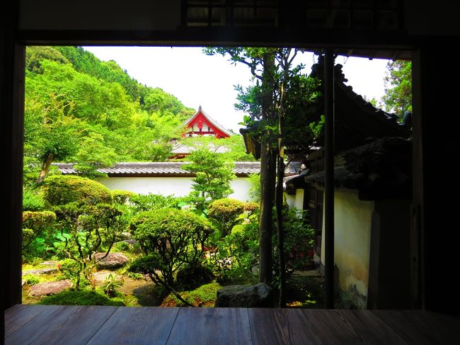 矢田寺南僧坊・待合室から