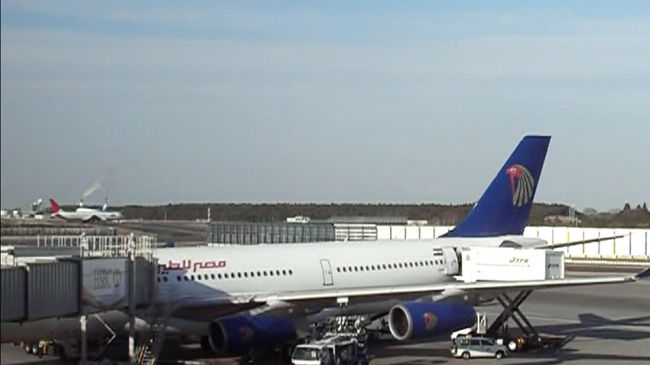 利用するのはエジプト航空のカイロ直行便です。<br />現在は運行が中断されているようです。<br />