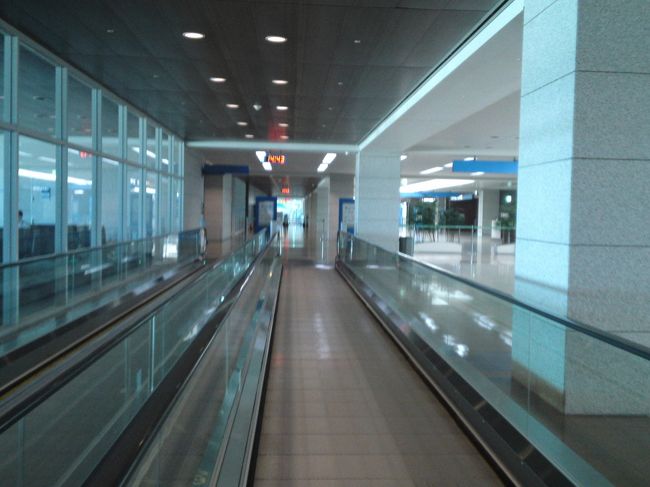 仁川到着。<br />預け荷物があるので特に急いでなかったのですが、先を歩いていたグループが道を間違えて、わたしが先頭になってしまいました。<br />後から来る人たちを引っ張るため、コンコースＡを懸命に歩きます。<br />早く歩きすぎたためか、シャトルトレインに乗るころには誰もついてきてくれてはいませんでした。