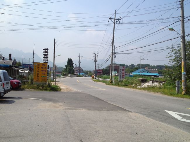 この黄色い看板があったら左折です。