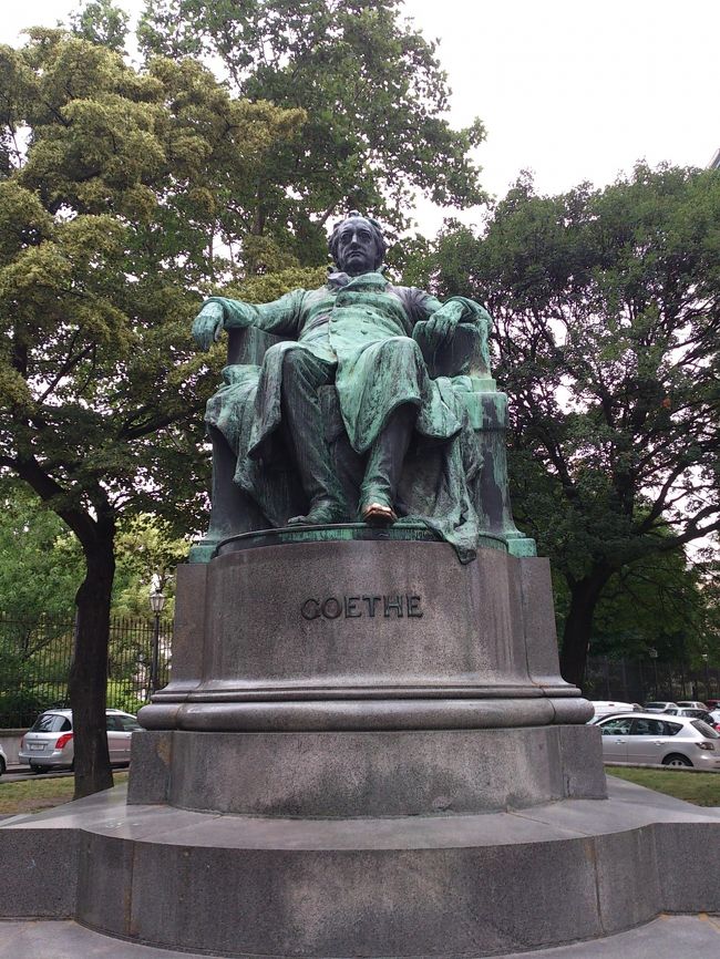 フランクフルトでお会いしたゲーテ様に再会しました。