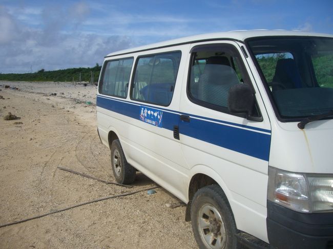 今回お世話になるのは『民宿マエザト』８時半に伺って説明を聞いて、出発です。