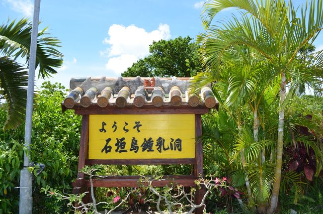 食後は涼みに？『石垣島鍾乳洞』へ。