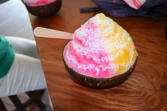 あまりの暑さにかき氷を注文。